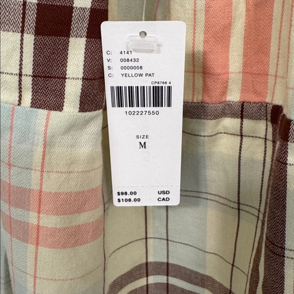 Anthropologie Multicolor Plaid Mini Dress - Picture 5 of 5